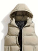 Daan | Warme, gesteppte Herren-Strickjacke mit Stehkragen und Kapuze