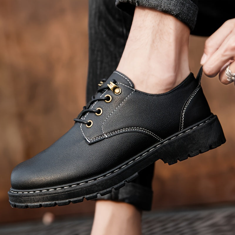 Thijs | Bequeme Herren Schnürschuhe in Einfarbig