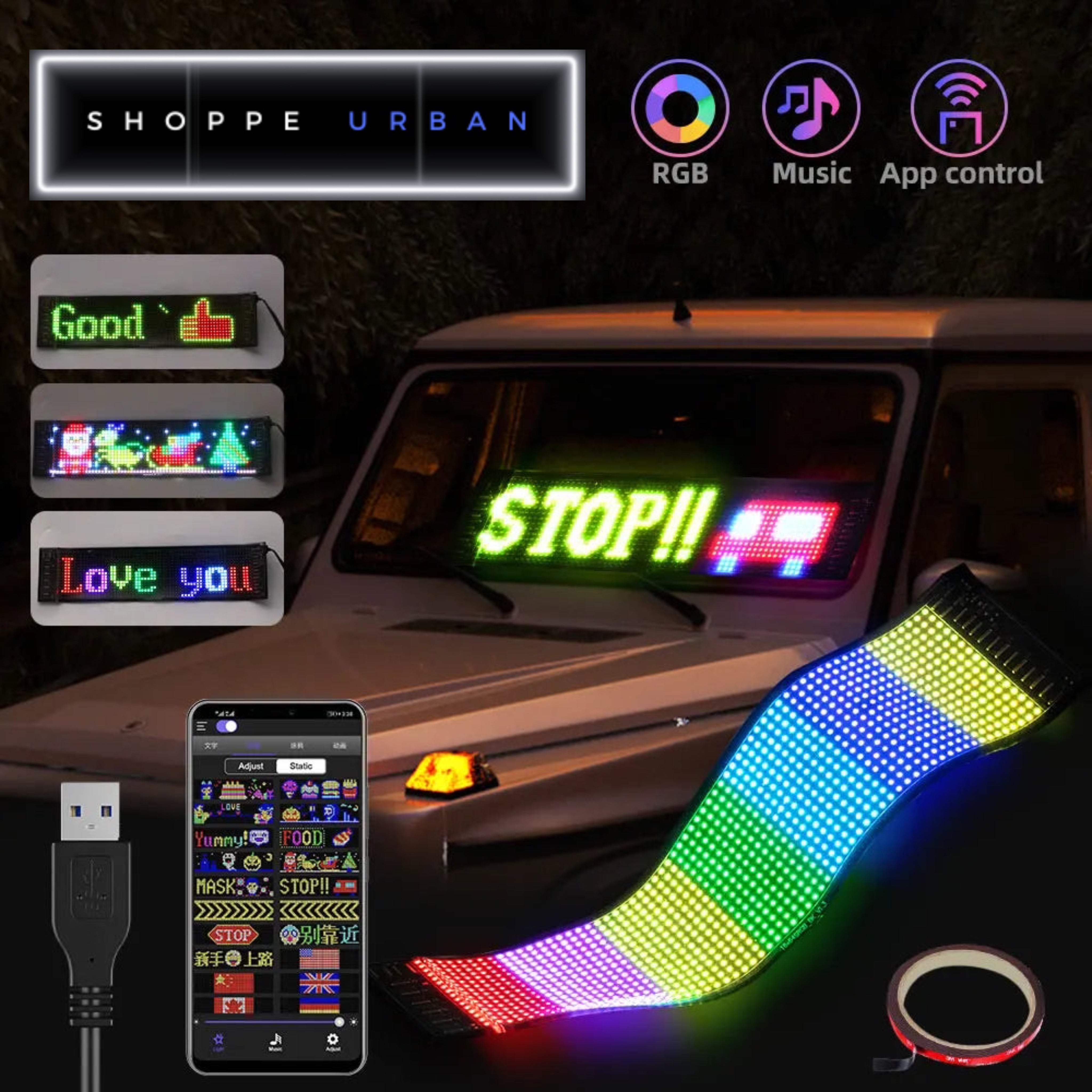 GlowDrive™ LED Panel - Individuelle Beleuchtung für Ihr Auto.