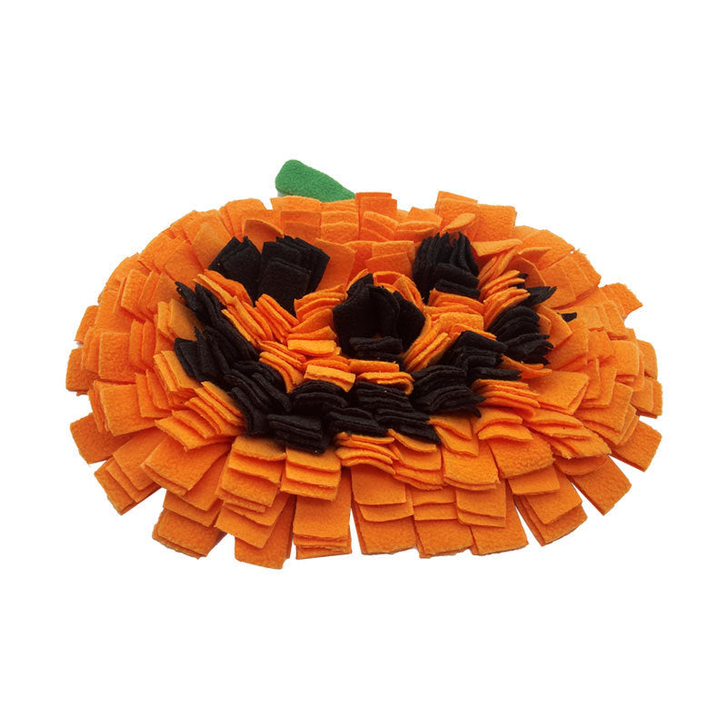 PumpkinMat™ – Die ultimative, wollene Anti-Würge-Trainingsmatte für langsames Fressen und Geruchskontrolle.