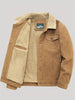 Sven | Warmer Fleece Herren-Knopfmantel