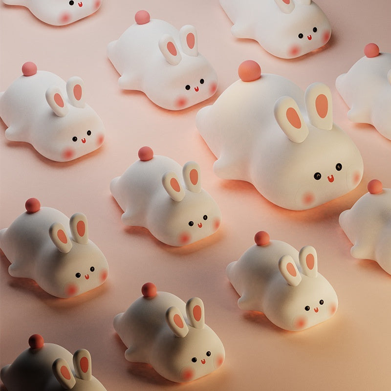 RabbitGlow™ - Der süße, kneadbare Nachtbegleiter für sanftes Einschlafen.