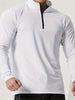 Lars | Slim-fit henley-shirt met halve rits en lange mouwen