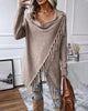 Anita | Einfarbige Winter-Strickjacke