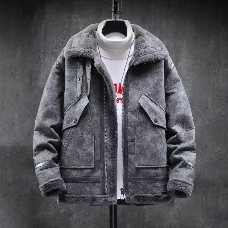 Patrick | Herren-Bomberjacke Mit Sherpa-Kragen