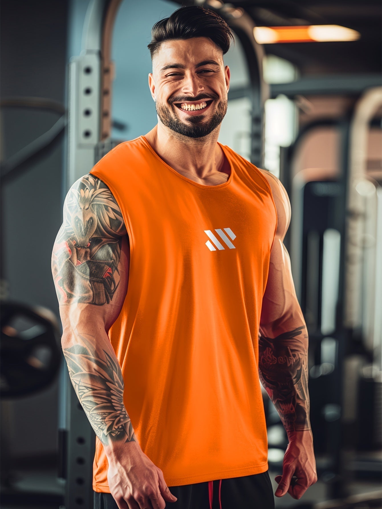 Jasper | Ärmelloses gestreiftes Tanktop für Herren