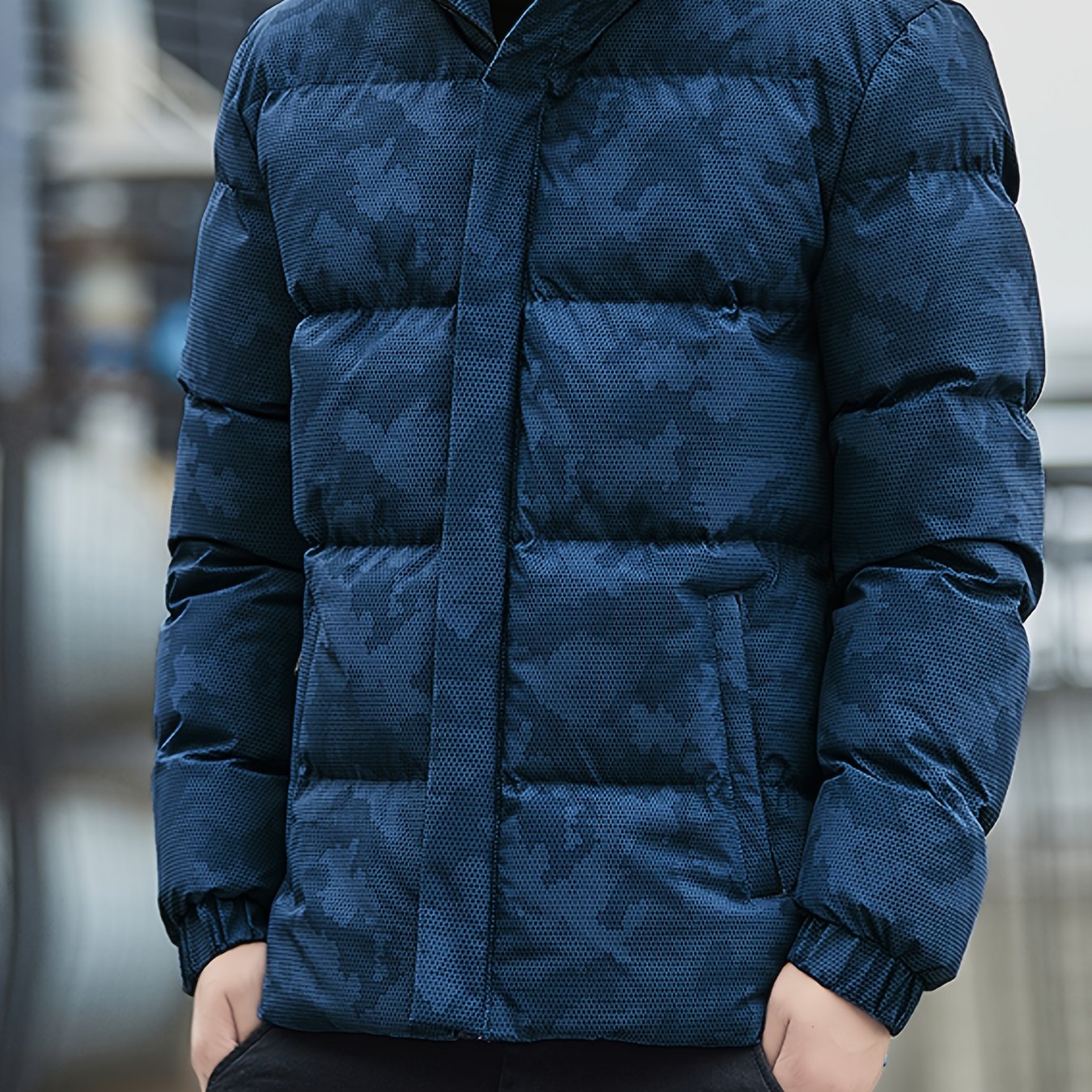 Sem | Warme Camouflage-Winterjacke Mit Kapuze