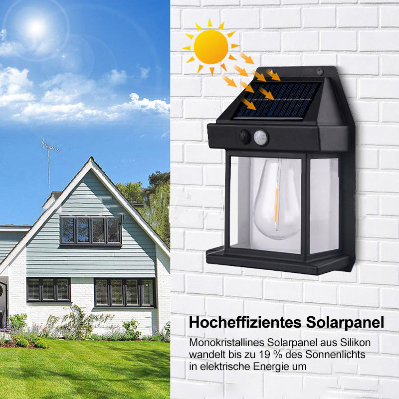 SolarLaterne™ - Kombiniere Ambiente und Funktionalität!