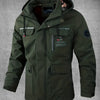Thijs | Wasserdichter & Winddichter Herren-Softshell-Mantel mit Kapuze und Mehreren Taschen