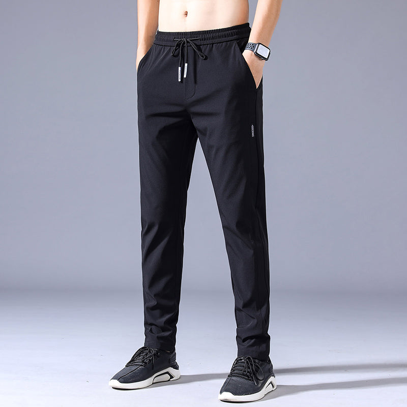 Lars | Dünne Elastische Herren-Jogginghose in Einfarbigem Design