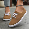 Lotte | Bequeme niedrige Canvas-Schnürschuhe