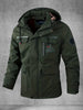 Thijs | Wasserdichter & Winddichter Herren-Softshell-Mantel mit Kapuze und Mehreren Taschen