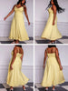 Lulah™ Drapiertes Maxikleid mit integriertem BH