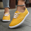 Lotte | Bequeme niedrige Canvas-Schnürschuhe