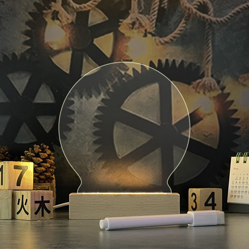 GlowNote™ – Die kreative LED-Nachttischlampe mit beschreibbarem Notizboard