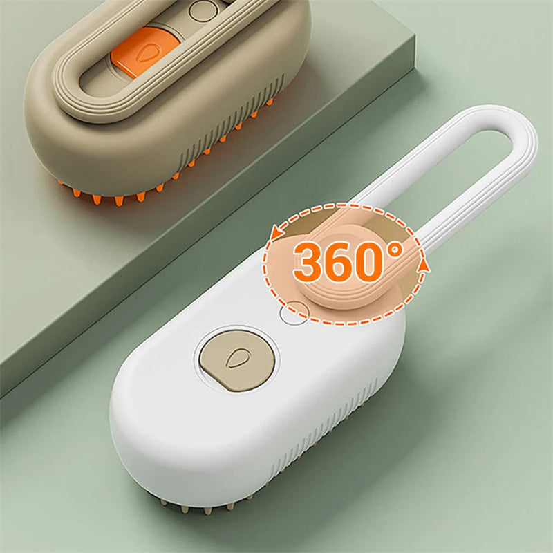DampfBürste™ - Die ultimative 3-in-1-Pflege für Haustiere