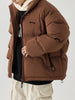 Jasper | Warme Winddichte Herren-Winterjacke Mit Stehkragen Und Besticktem Logo