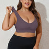 Lotte | Damen-Sport-BH in großen Größen - Atmungsaktives Mesh, breite Träger, herausnehmbare Pads, U-Rücken-Design, pink