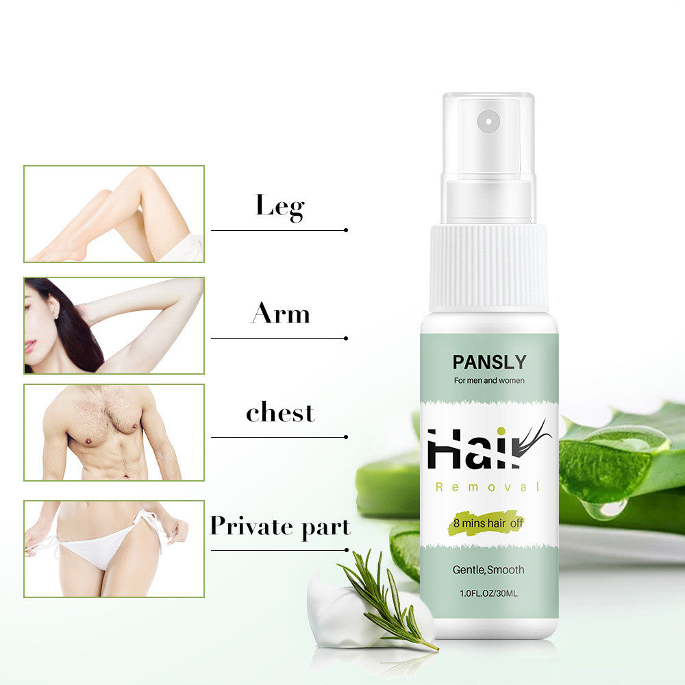 SmoothGlow™ Haarentfernungsspray | sanft, schnell & hautschonend