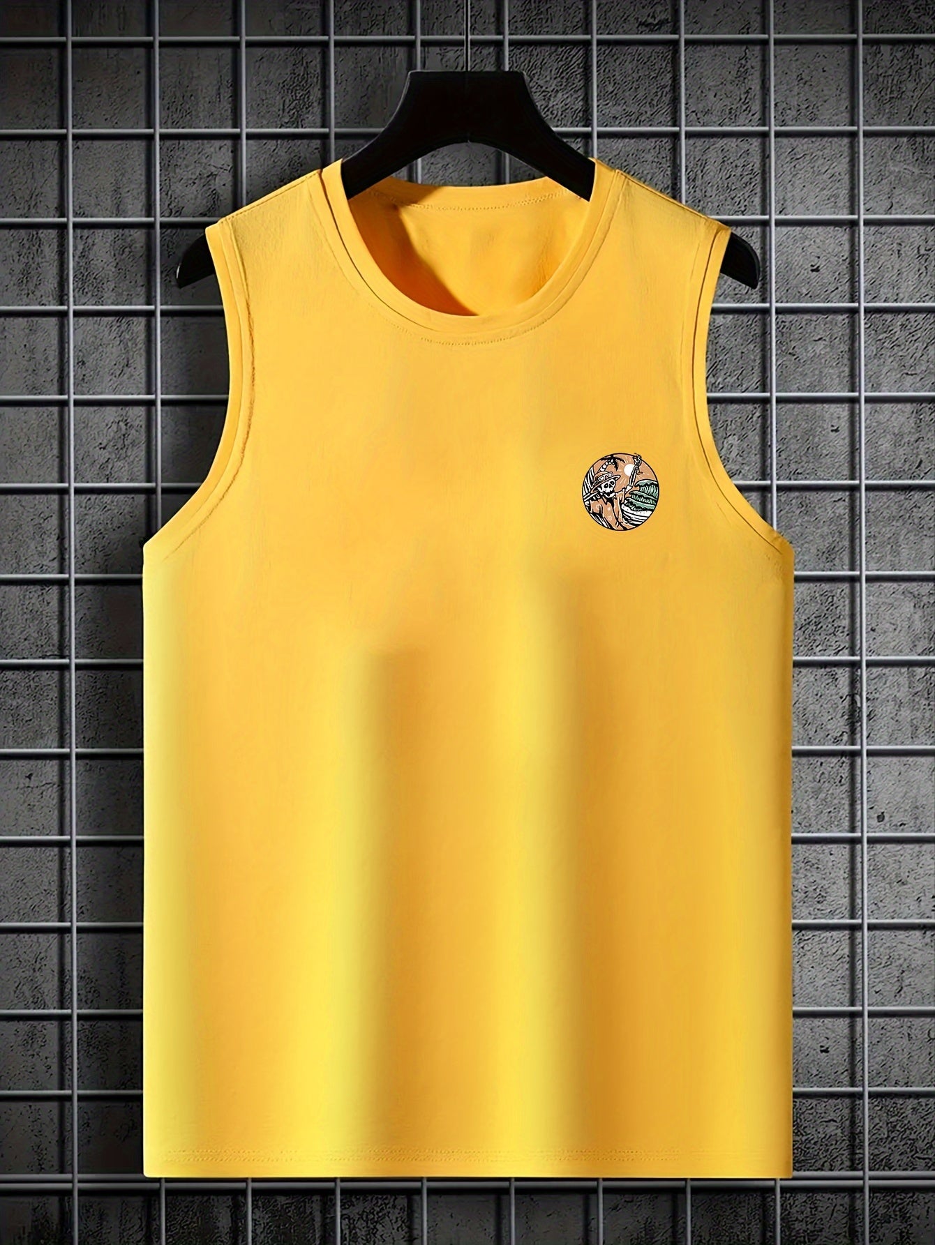 Finn | Dubbelzijdige grafische print heren tanktops