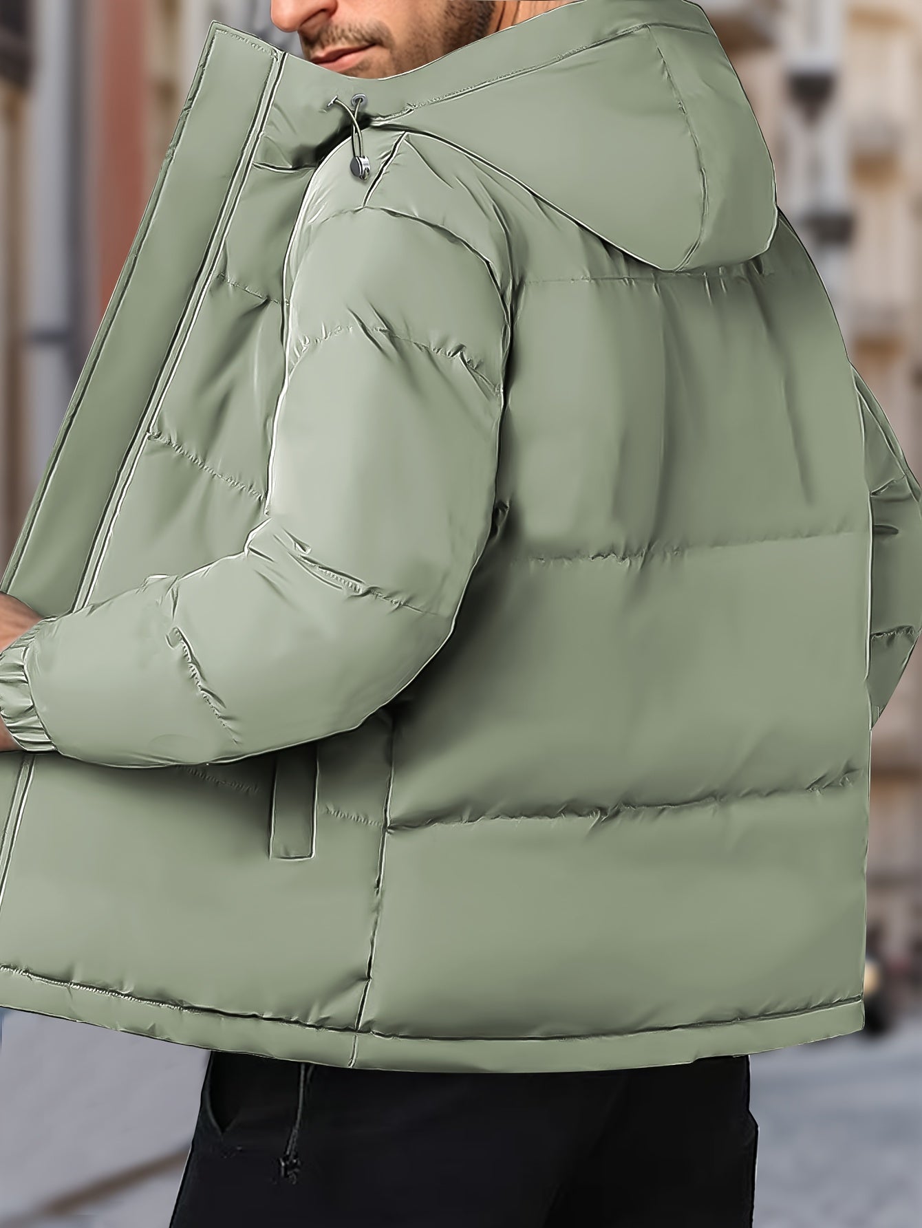 Lars | Warmes Winddichtes Herren-Winterjacke mit Kapuze