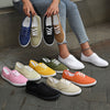 Lotte | Bequeme niedrige Canvas-Schnürschuhe