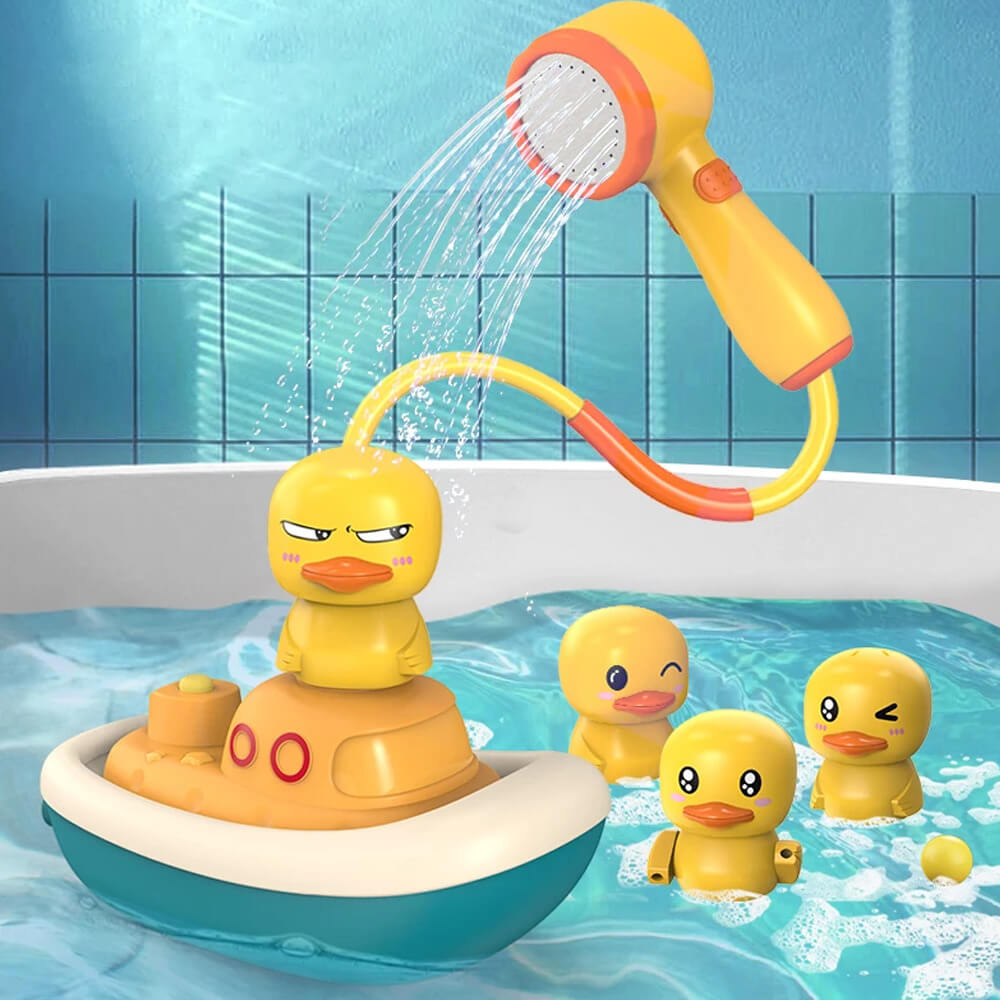 DuckSplash™ - Elektrisches Enten-Boot-Spritzbad-Spielzeug für Kinder!