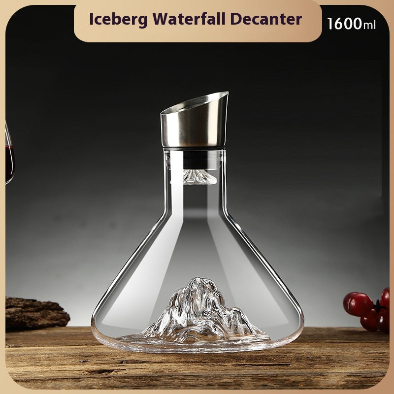 VinoCascade™ – Exklusiver Weindekanter mit Wasserfall-Effekt für perfekten Genuss!