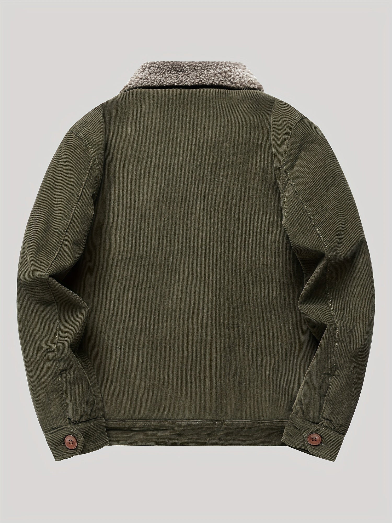 Sven | Warmer Fleece Herren-Knopfmantel