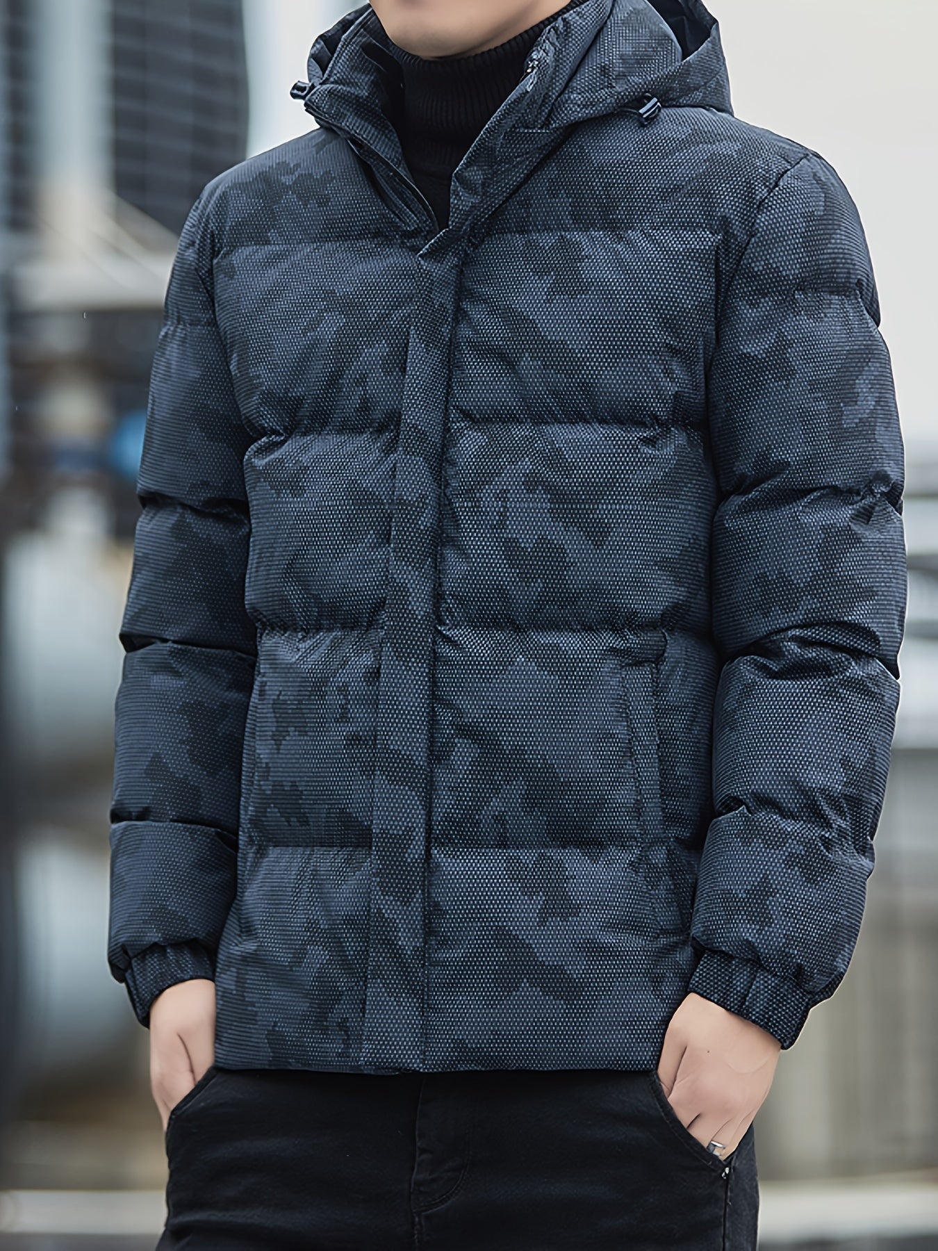 Sem | Warme Camouflage-Winterjacke Mit Kapuze