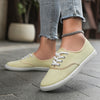 Lotte | Bequeme niedrige Canvas-Schnürschuhe