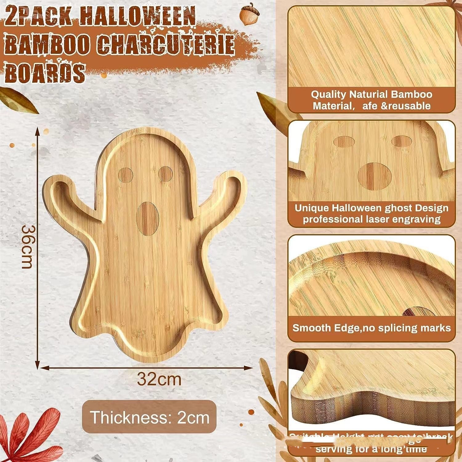 GhostTray™ – Die perfekte Halloween-Servierplatte für Käse, Früchte und Snacks!