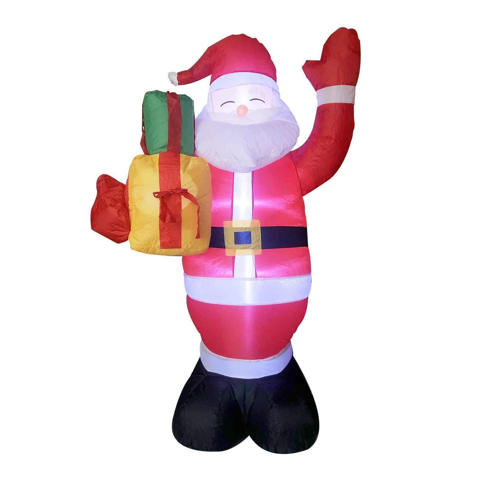 GlowDecor™ – Festive LED Santa & Snowman Inflatables for Outdoor Décor