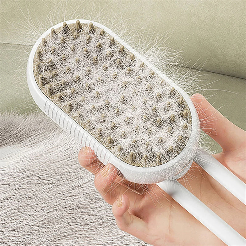 DampfBürste™ - Die ultimative 3-in-1-Pflege für Haustiere