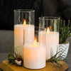 SereniGlow™   Realistisches flammenloses Kerzenset