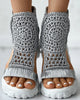 ComfyKnit™ - Stylische gestrickte Sandalen für den ultimativen Sommerkomfort.