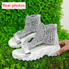 ComfyKnit™ - Stylische gestrickte Sandalen für den ultimativen Sommerkomfort.