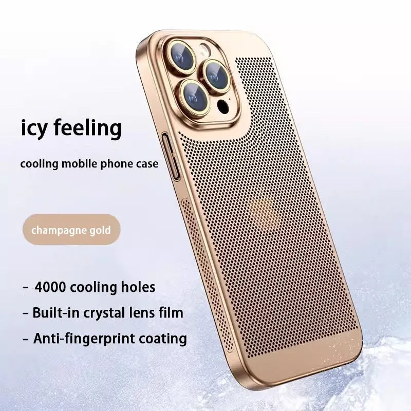CoolTech™ - Ultraleichte hitzebeständige iPhone-Hülle mit innovativer Kühltechnologie.
