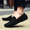 Luca | Rutschfeste Italienische Herren-Slipper aus Wildleder und Gummi