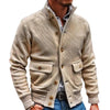 Herrenjacke Mit Stehkragen, Einfarbig
