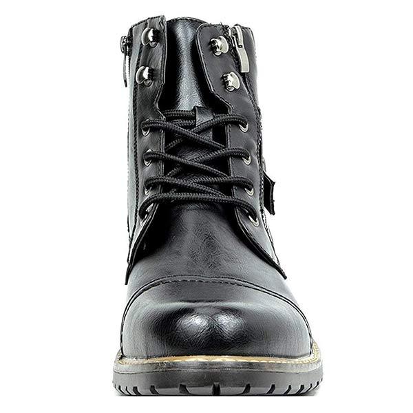 Jesse | Herren Lederstiefel mit Doppelreißverschluss