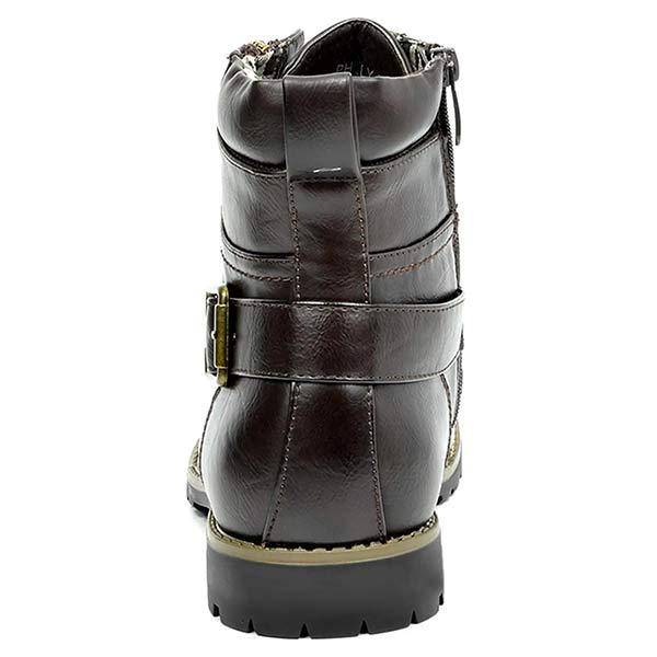 Jesse | Herren Lederstiefel mit Doppelreißverschluss