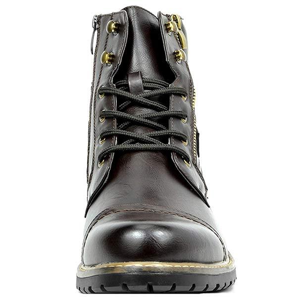 Jesse | Herren Lederstiefel mit Doppelreißverschluss