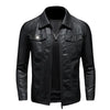 Jasper | Leder-Bikerjacke Mit Reißverschluss Und Brusttaschen