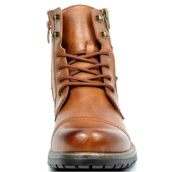 Jesse | Herren Lederstiefel mit Doppelreißverschluss
