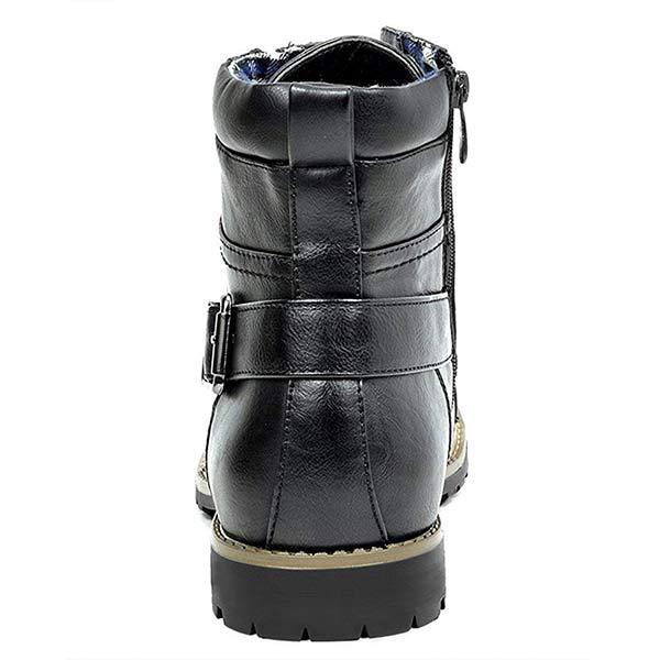 Jesse | Herren Lederstiefel mit Doppelreißverschluss