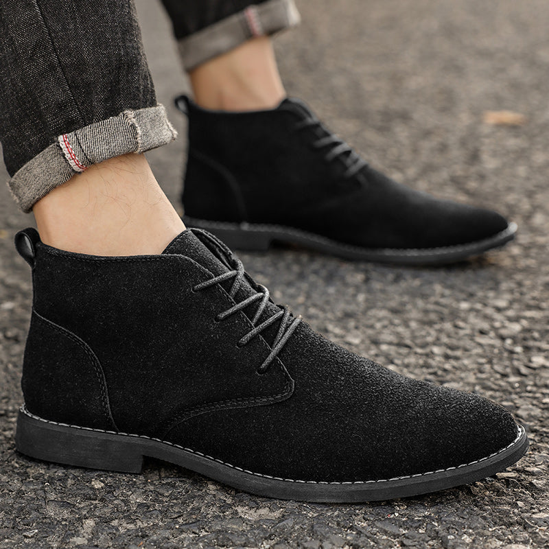 Mats | Herren Hohe Schnürschuhe aus Wildleder