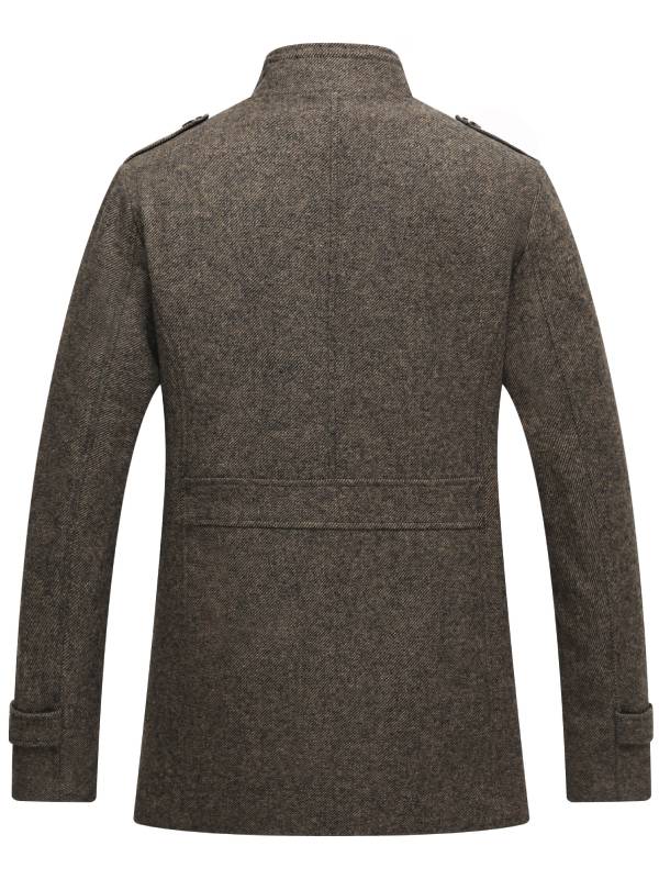 Jan | Herrenjacke aus Wollmischung mit Stehkragen