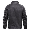 Hugo | Klassische Lederjacke mit Futter für Herren