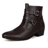 Maxime | Retro Herren-Stiefeletten mit Doppelter Schnallenverschluss